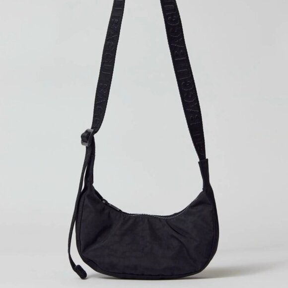 NWT - BAGGU Mini Nylon Black Color Crescent (Limited Edition) - Picture 2 of 4